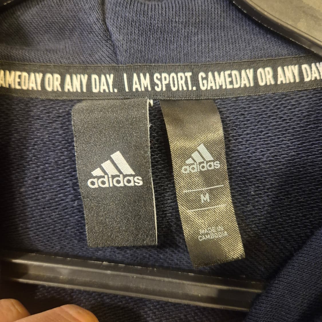 M 아디다스 네이비 후드집업  상품이미지3