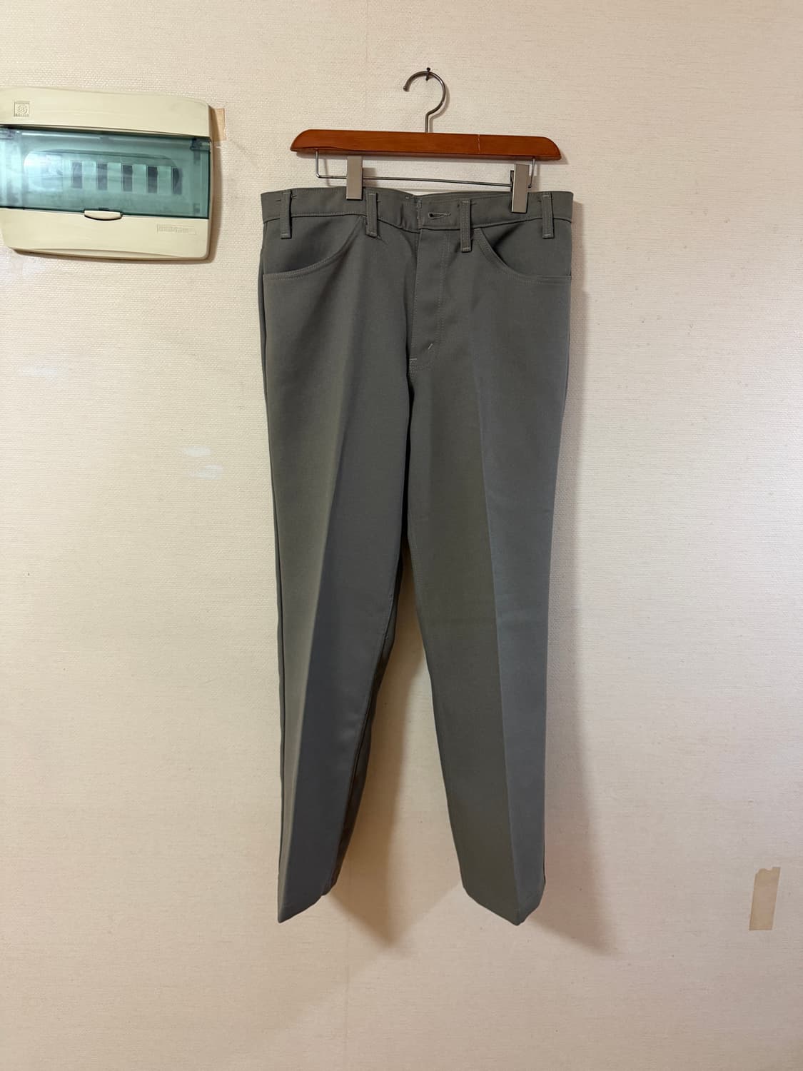 90s made in USA 리바이스 517 sta prest 카키색 상품이미지1