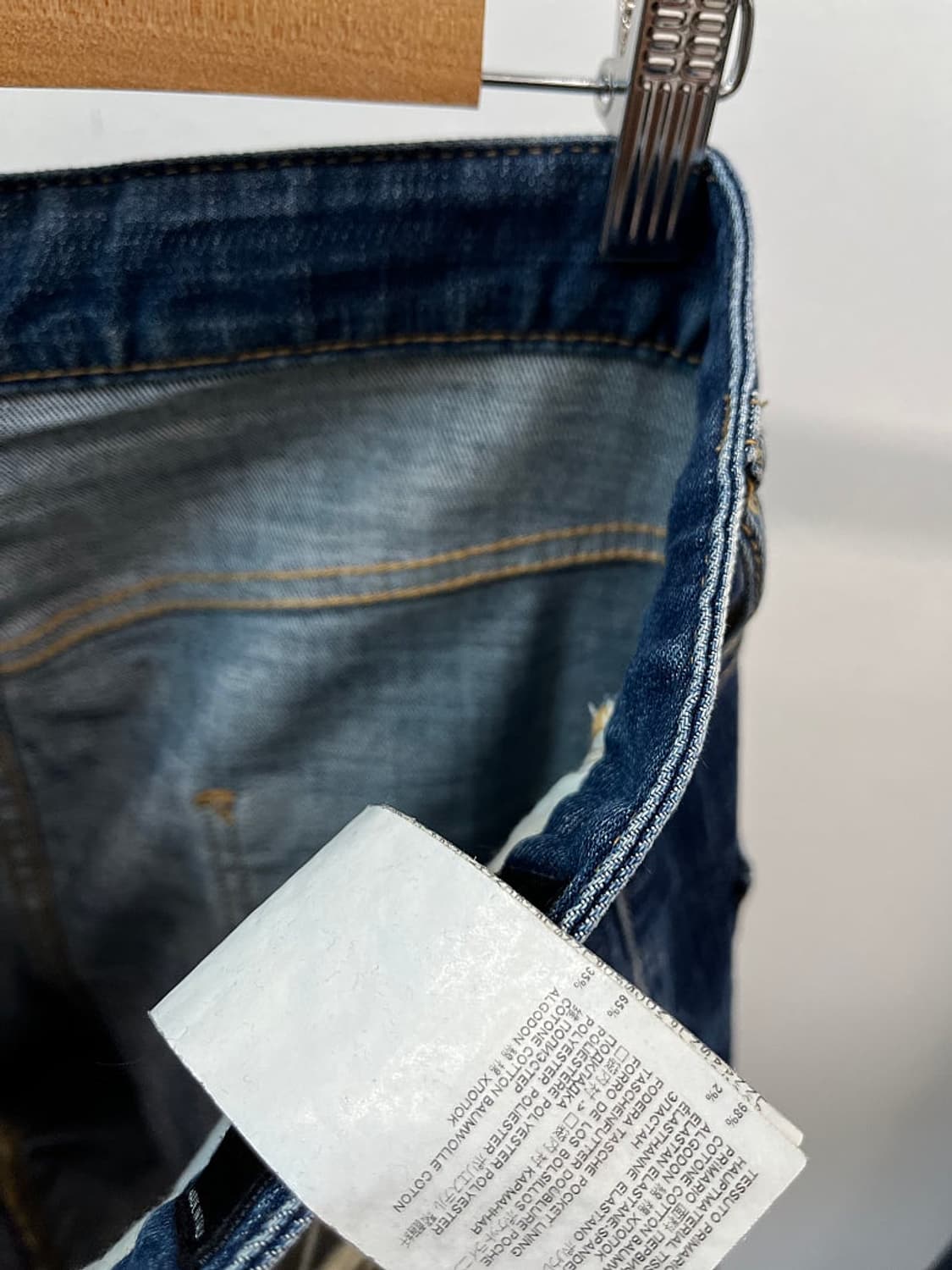 37-38) 디스퀘어드 빈티지 데님 숏츠 상품이미지4