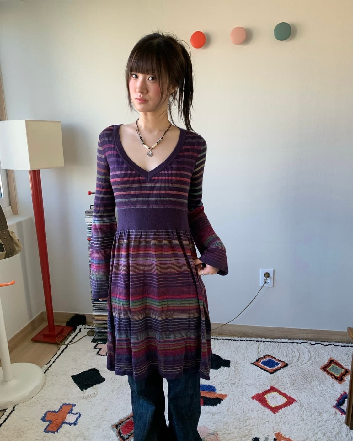 ethnic rainbow dress 상품이미지2