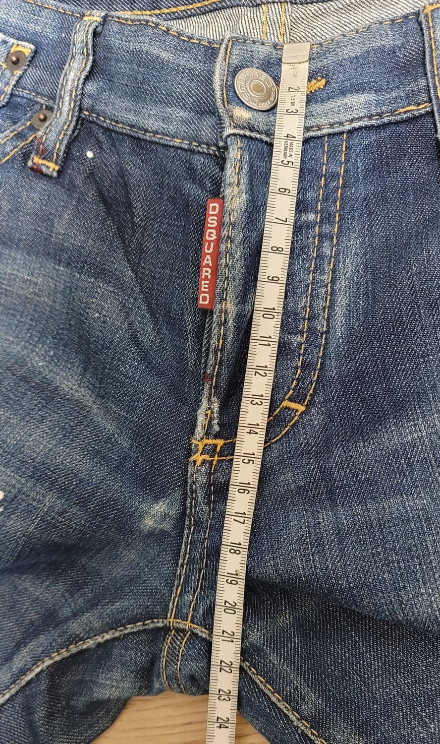 디스퀘어드 올드라벨 페인팅 슬림진 44 상품이미지5