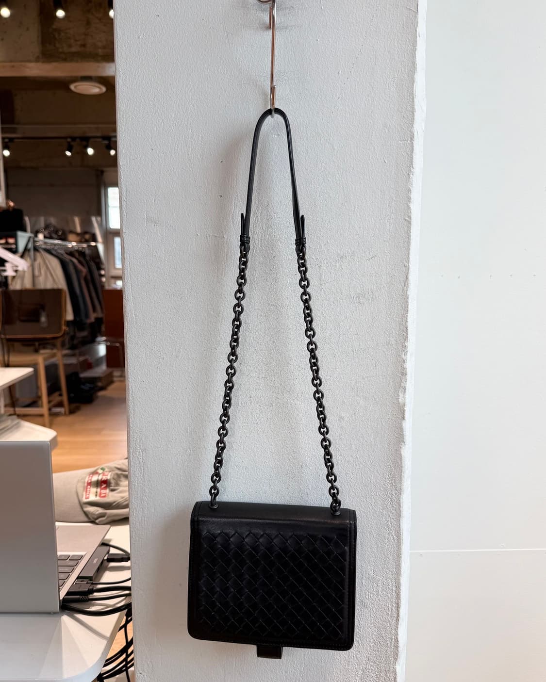 보테가베네타 블랙 인트레치아토 숄더백  상품이미지5