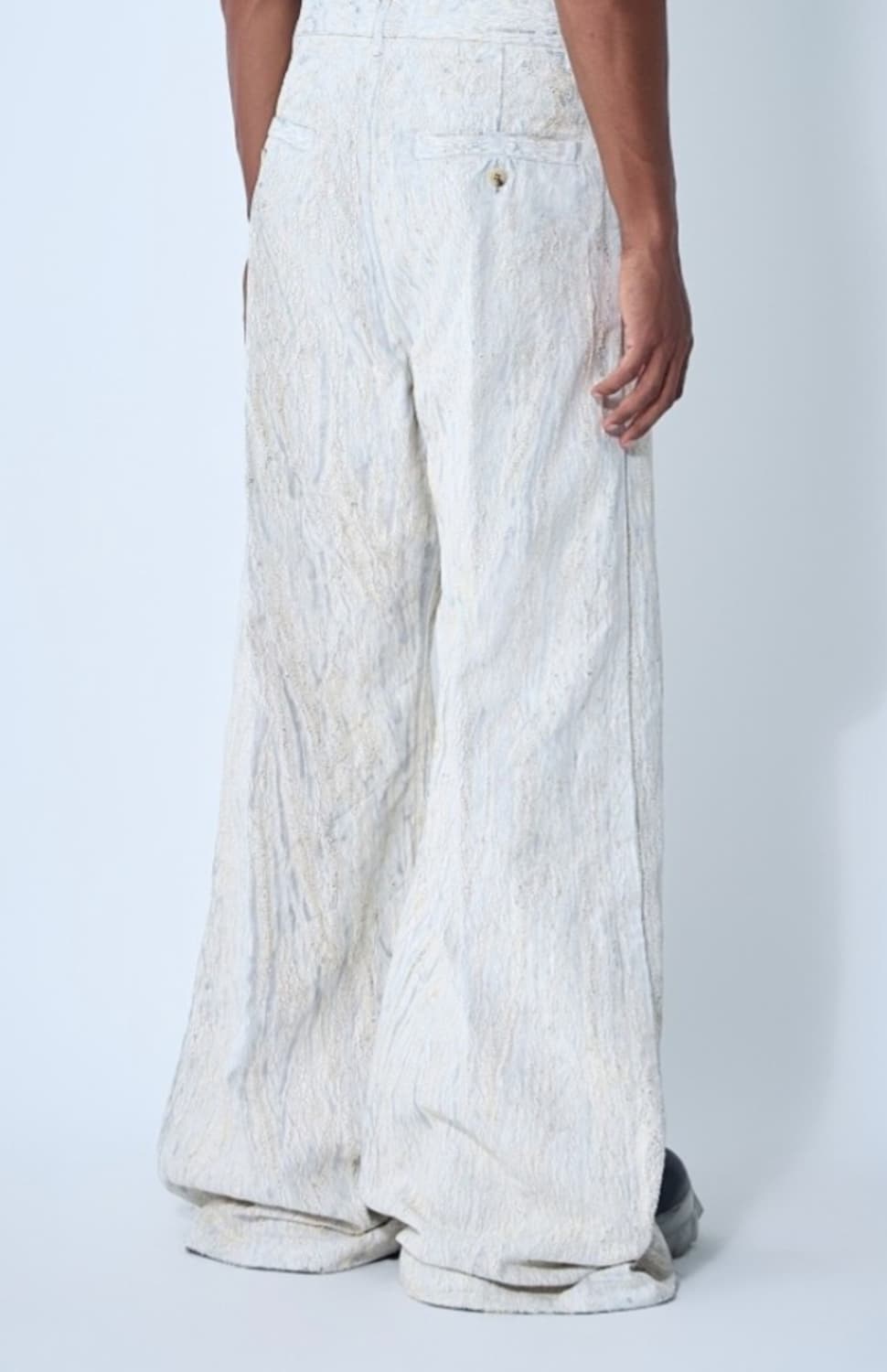 릭오웬스 FW25 밀크메가크러스트 와이드 벨라 데님 46사이즈 상품이미지4