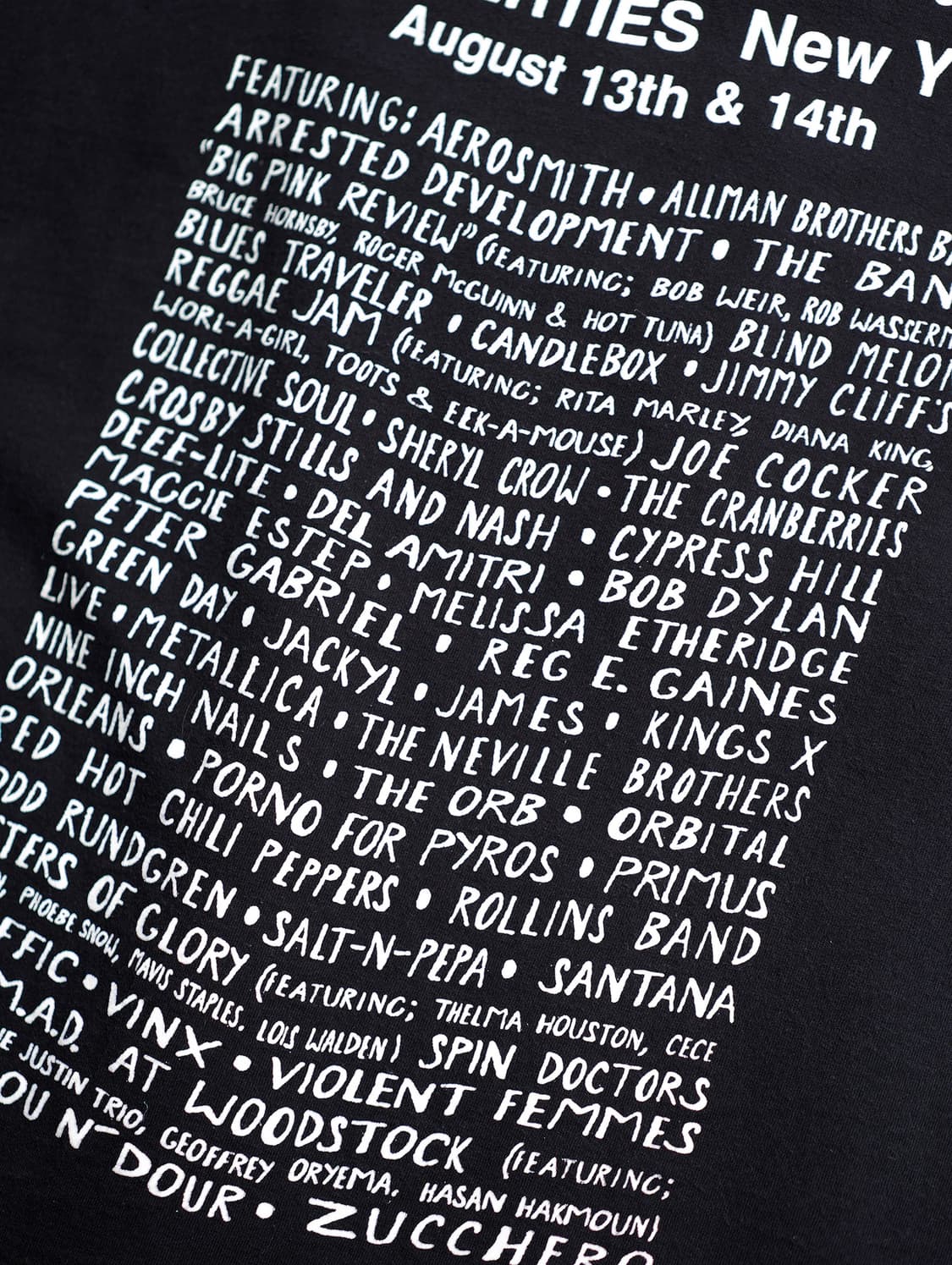 94‘s Woodstock 25th Concert T-Shirt 상품이미지5