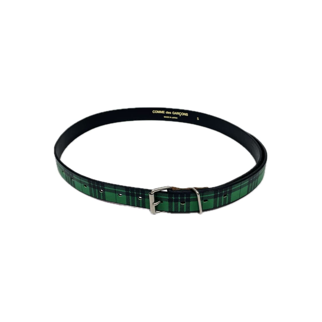 꼼데가르송 체크 패턴 벨트 상품이미지1