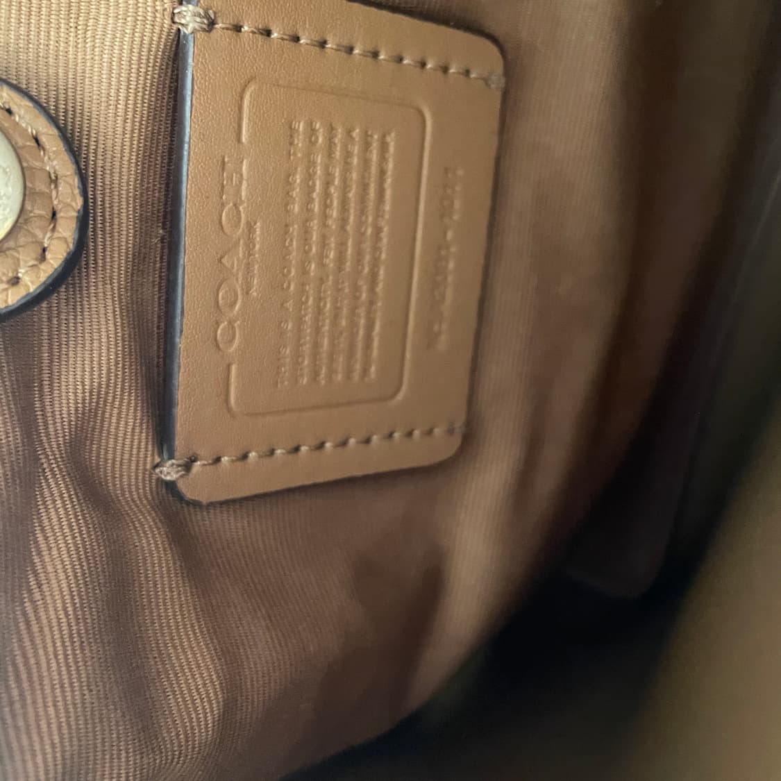 코치 아이보리 버킷백 토트백 상품이미지8