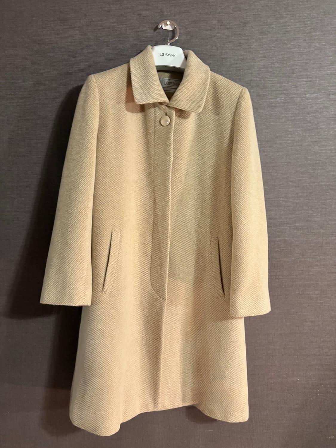 LABELDA(라벨다)클래식한 베이지 컬러 울 코트 Japan 상품이미지1