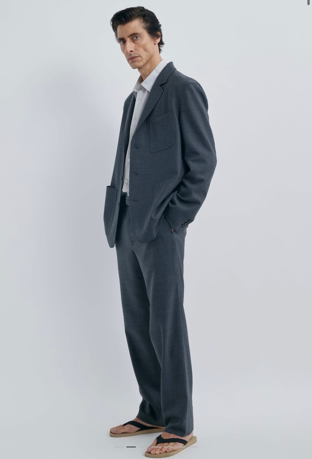 2 포터리 울 스포츠 셋업 다크 그레이 상품이미지2