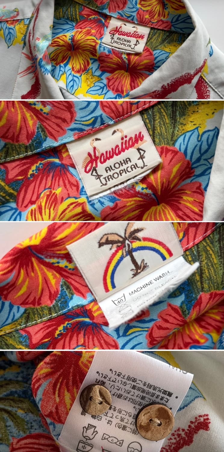 하와이안 셔츠 made in Hawaii (size L) 상품이미지10
