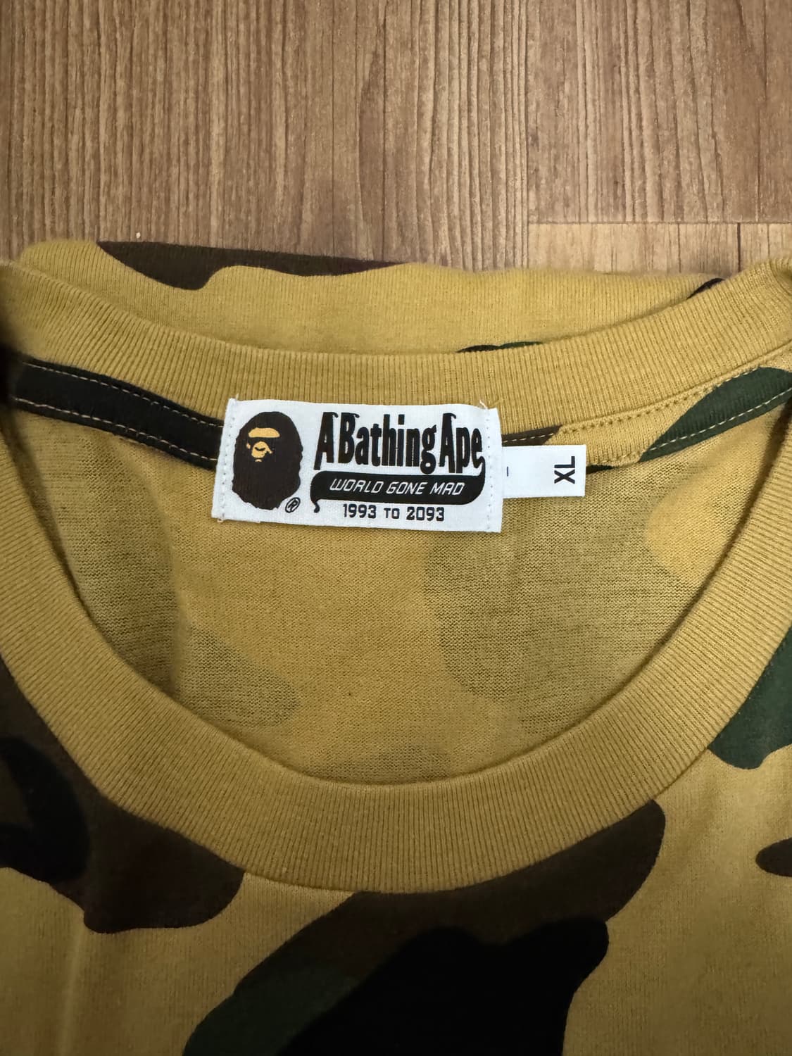 급처)베이프 퍼스트 카모 샤크티 황계 XL 상품이미지7