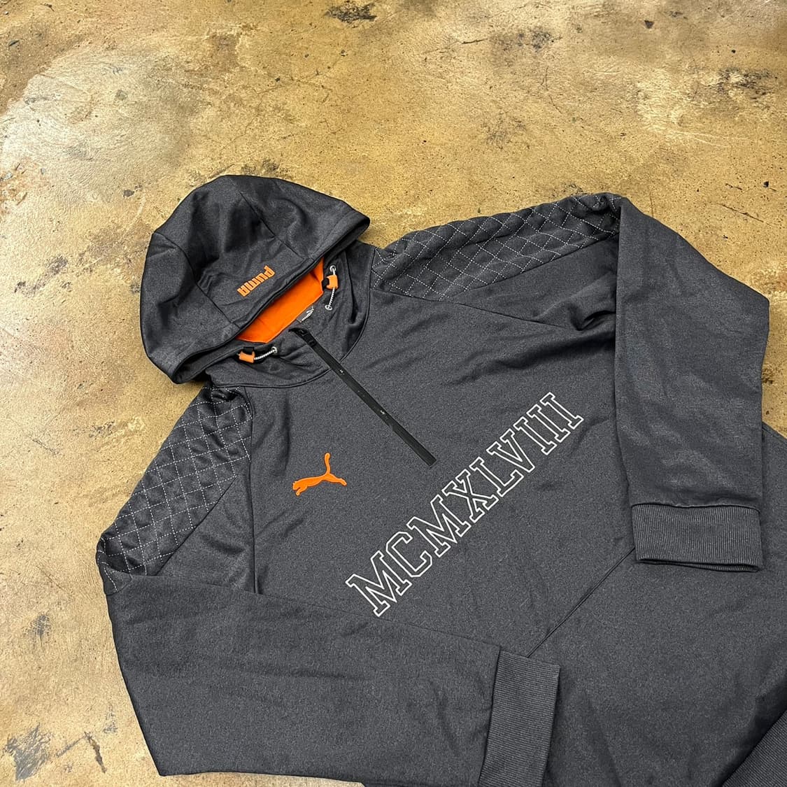 [정품/180] 푸마 하프집업 후드티 그레이 b17 상품이미지1