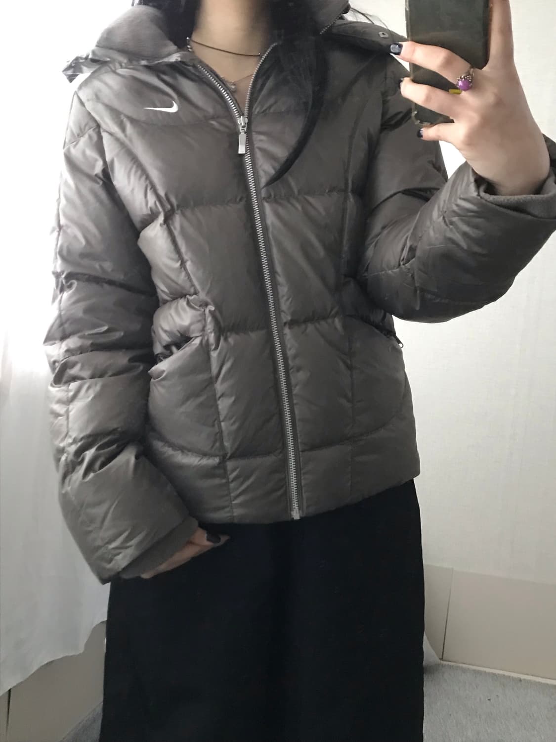 나이키 브라운 후드 패딩 상품이미지7