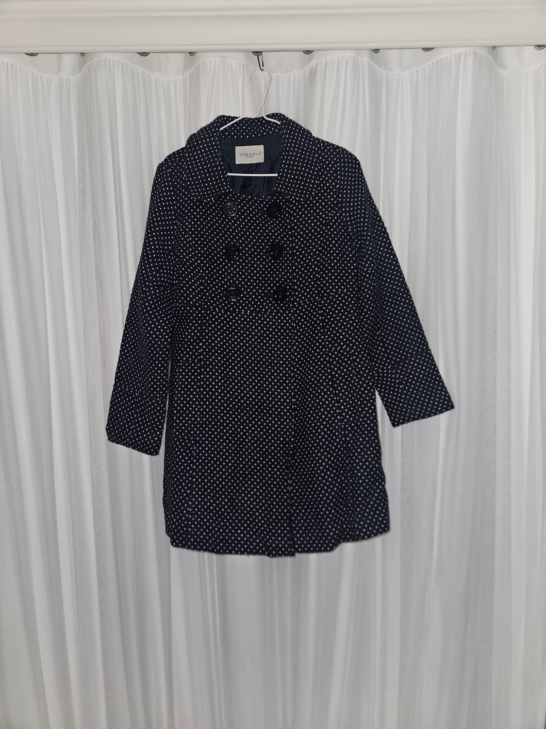 theoria 세일러 버튼 네이비 코트 니혼진 공겜여주 히메갸루 모리걸 상품이미지1