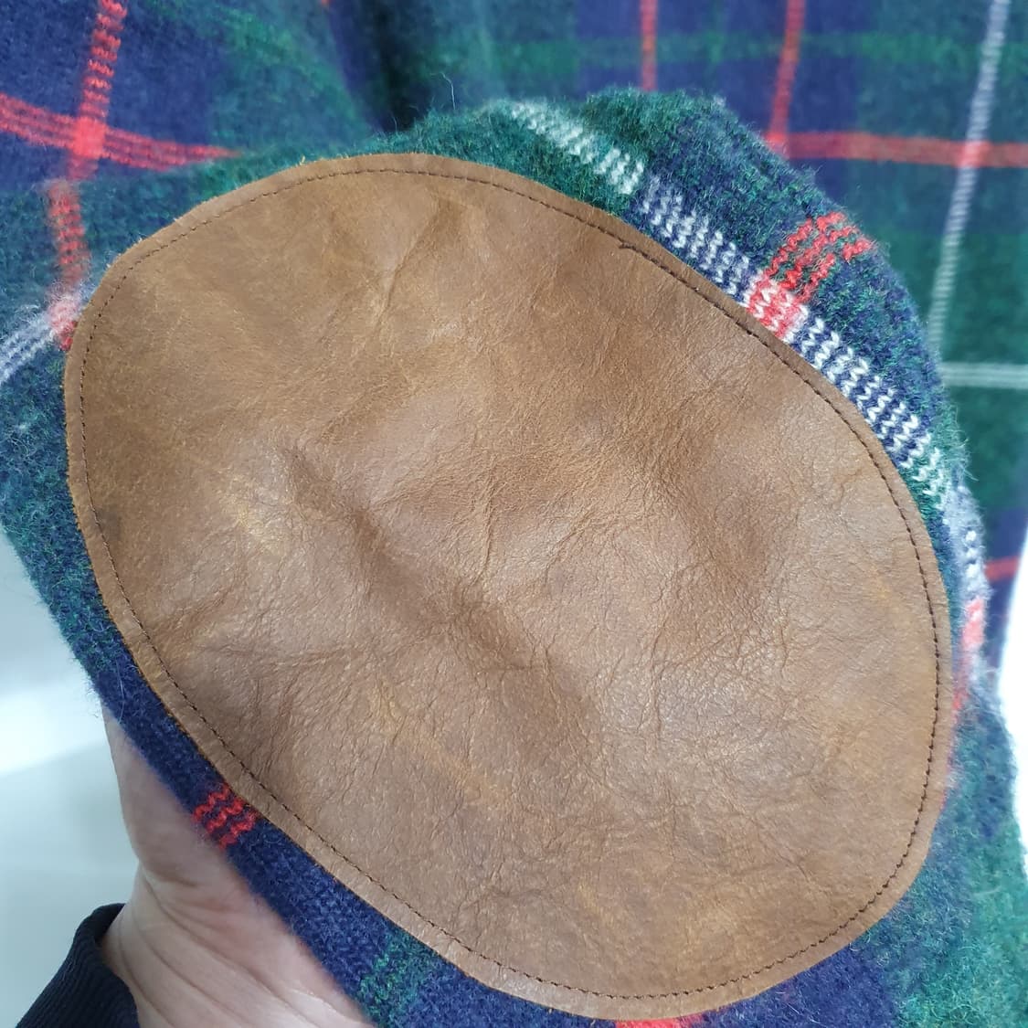 폴로니트 폴로 랄프로렌 엘보패치 메리노 울 램스울 숄카라 헌팅 니트 상품이미지8