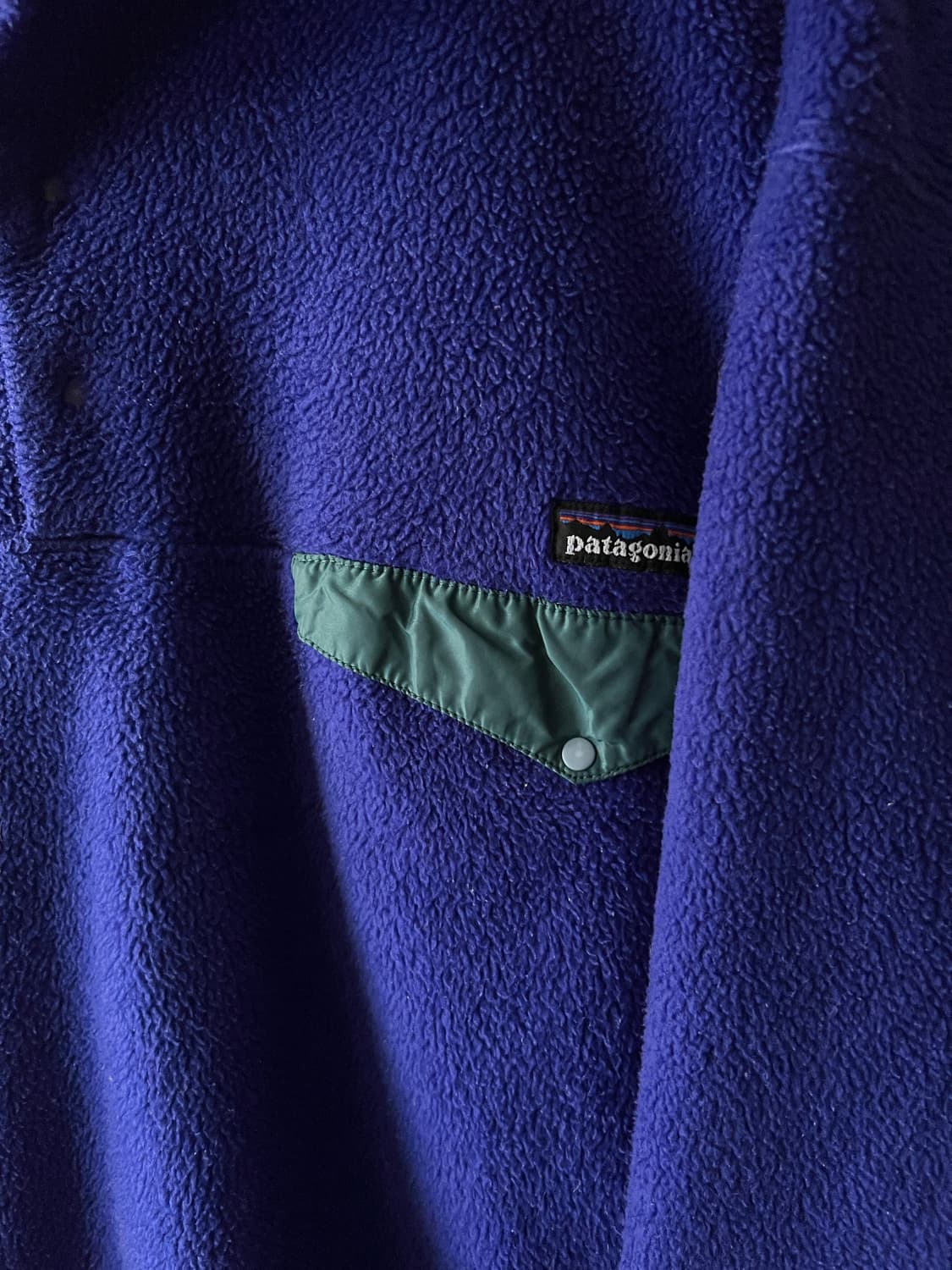 [2XL]00's 파타고니아 신칠라 퍼플 아노락 플리스 상품이미지4