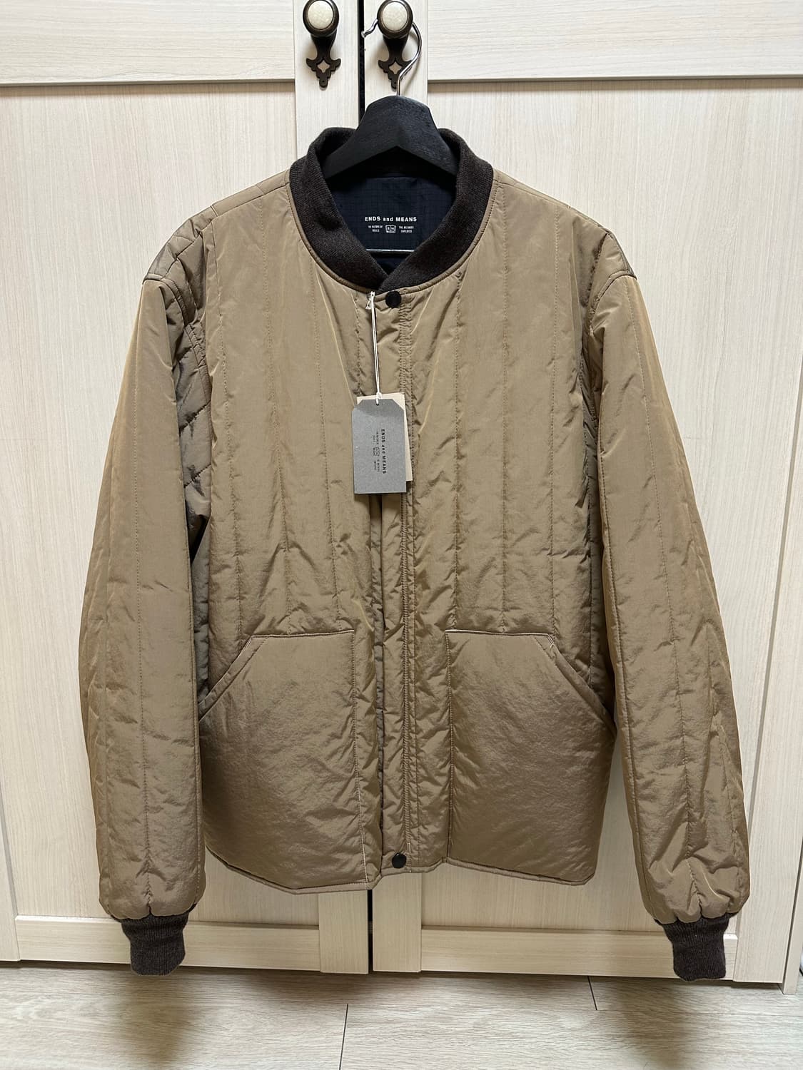 [L] Ends and Means 엔즈앤드민스 리버서블 퀼팅 자켓 상품이미지1