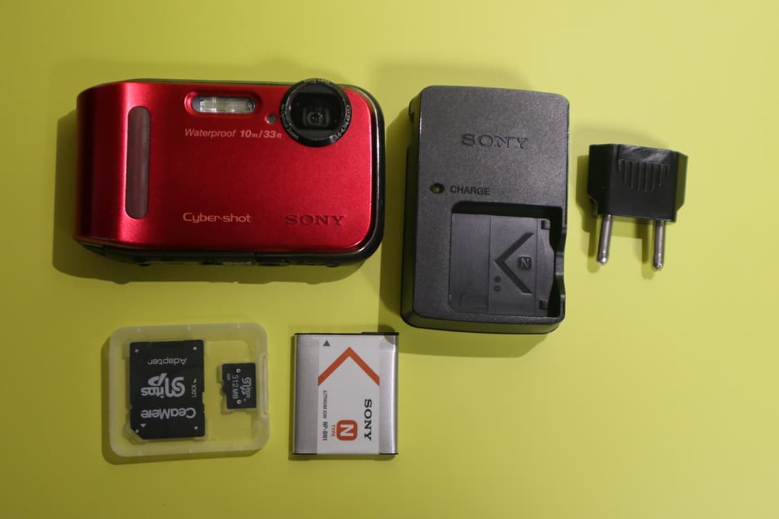 [빈티지 디카]소니 SONY 사이버샷 DSC-TF1 (레드) 상품이미지1