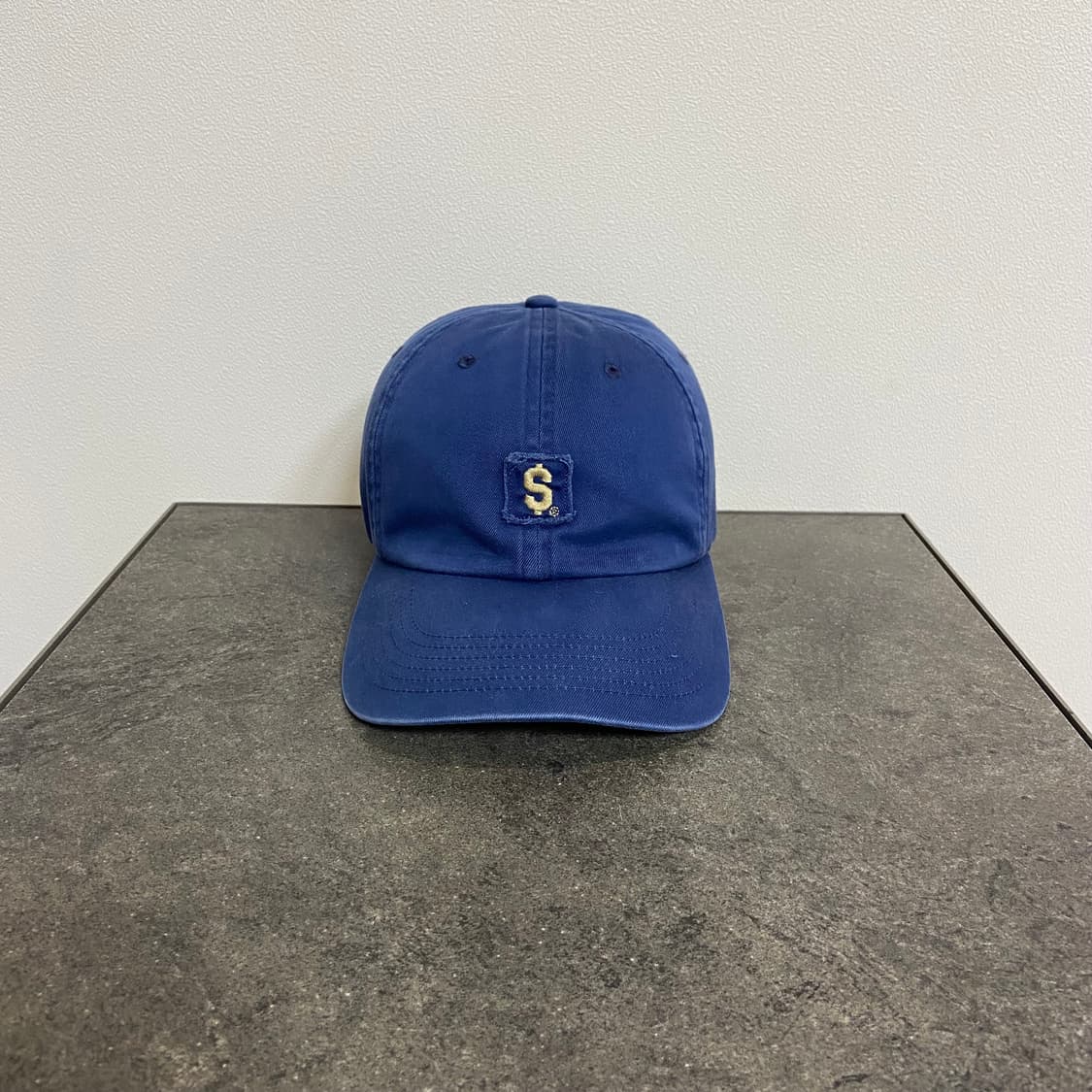 (OS) 슈프림 6패널 볼캡 모자 달러 로고 워시드 네이비 상품이미지1