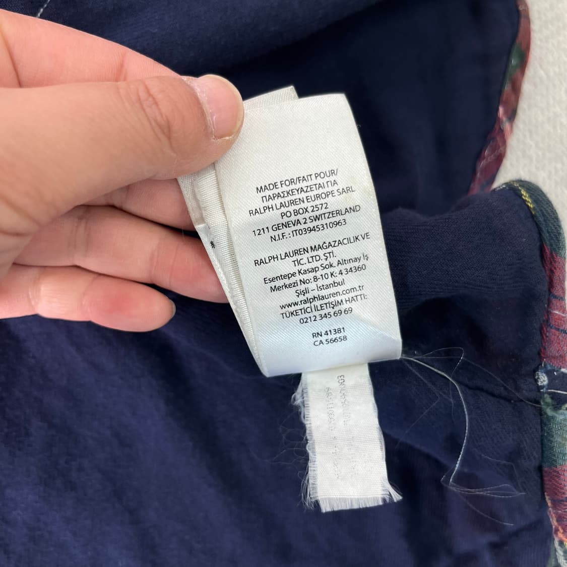 100 폴로랄프로렌 빈티지 체크 코튼 셔츠 상품이미지10