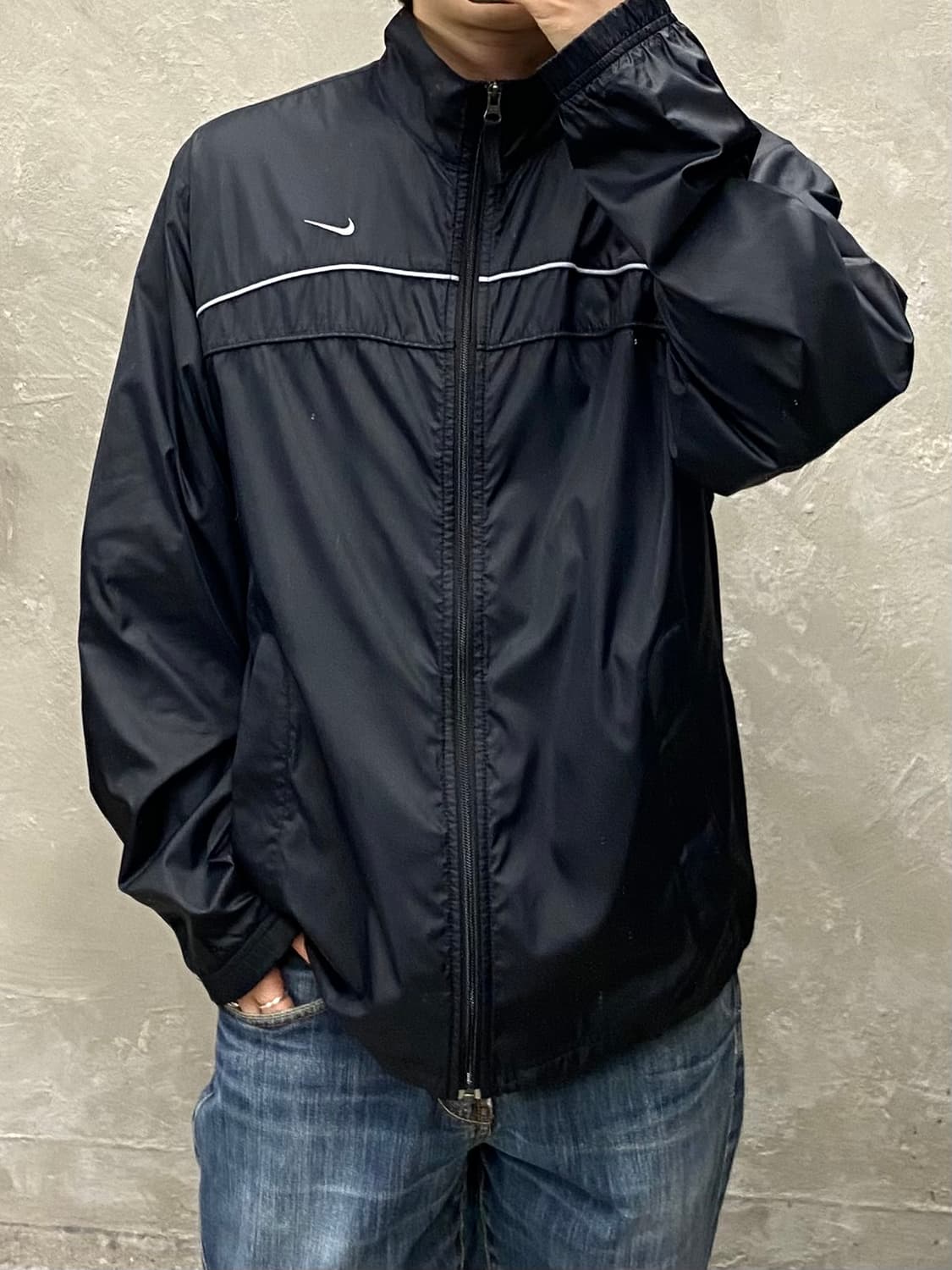 [L] 00s Nike 나이키 올드스쿨 경량 바람막이 상품이미지10