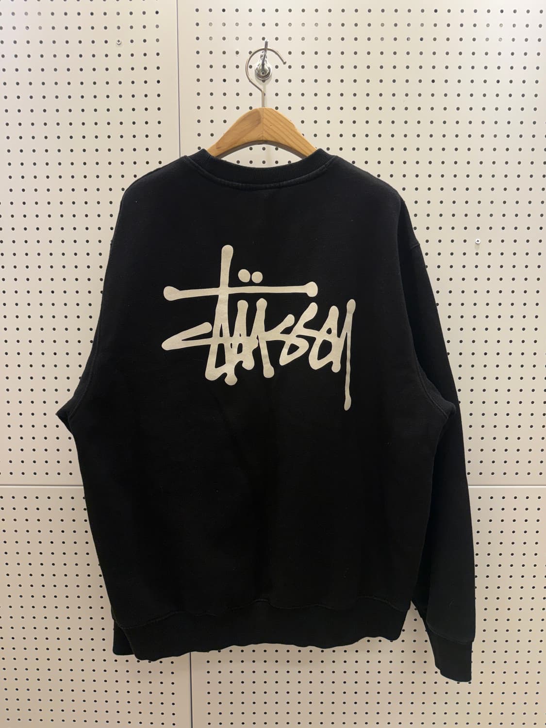 스투시 베이직 빅로고 맨투맨 U777 상품이미지3