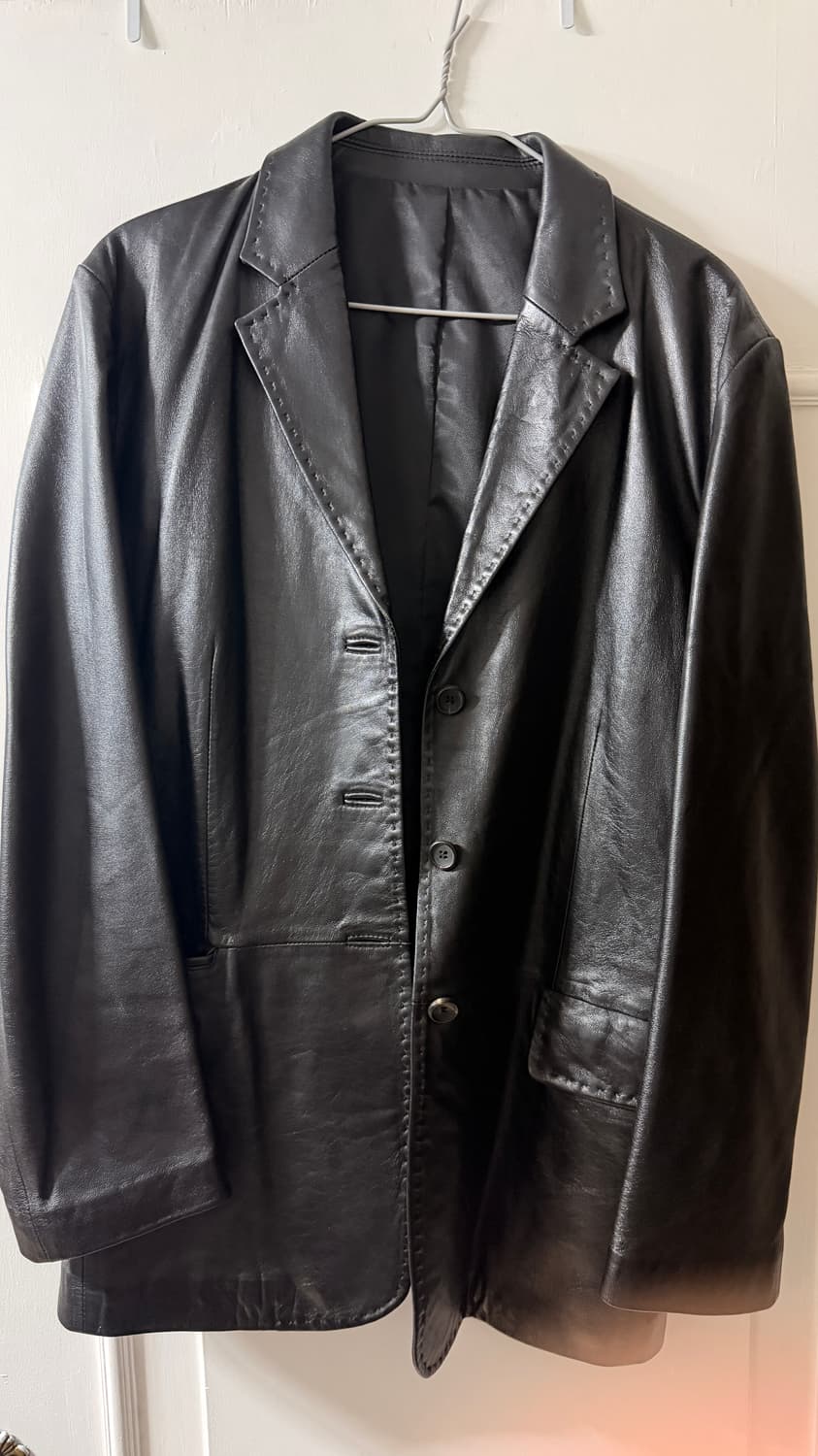 빈티지 레더 자켓 상품이미지1