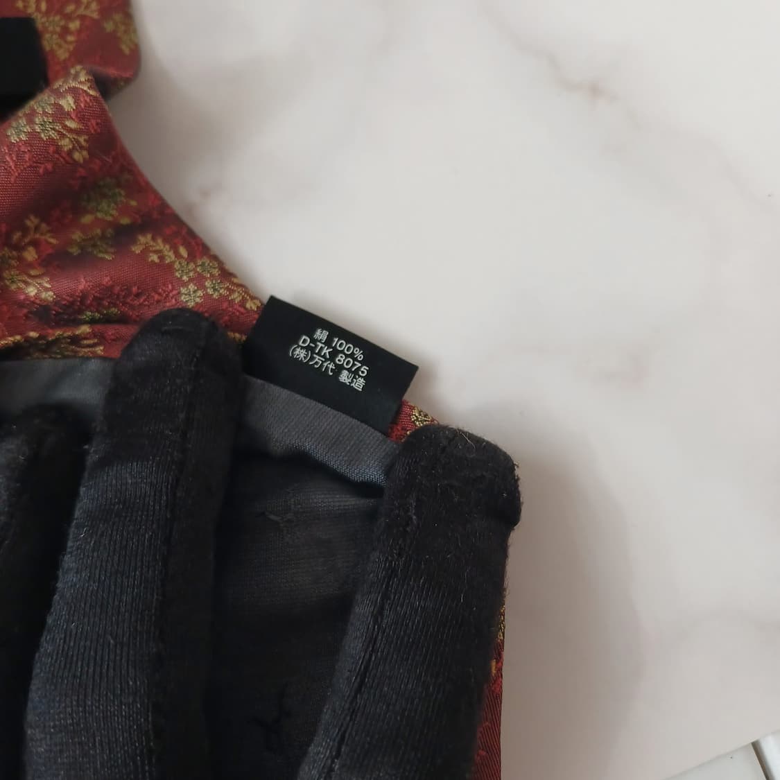 입생로랑 실크 플로럴 자카드 넥타이 9.1cm A+등급 A18868
 상품이미지9