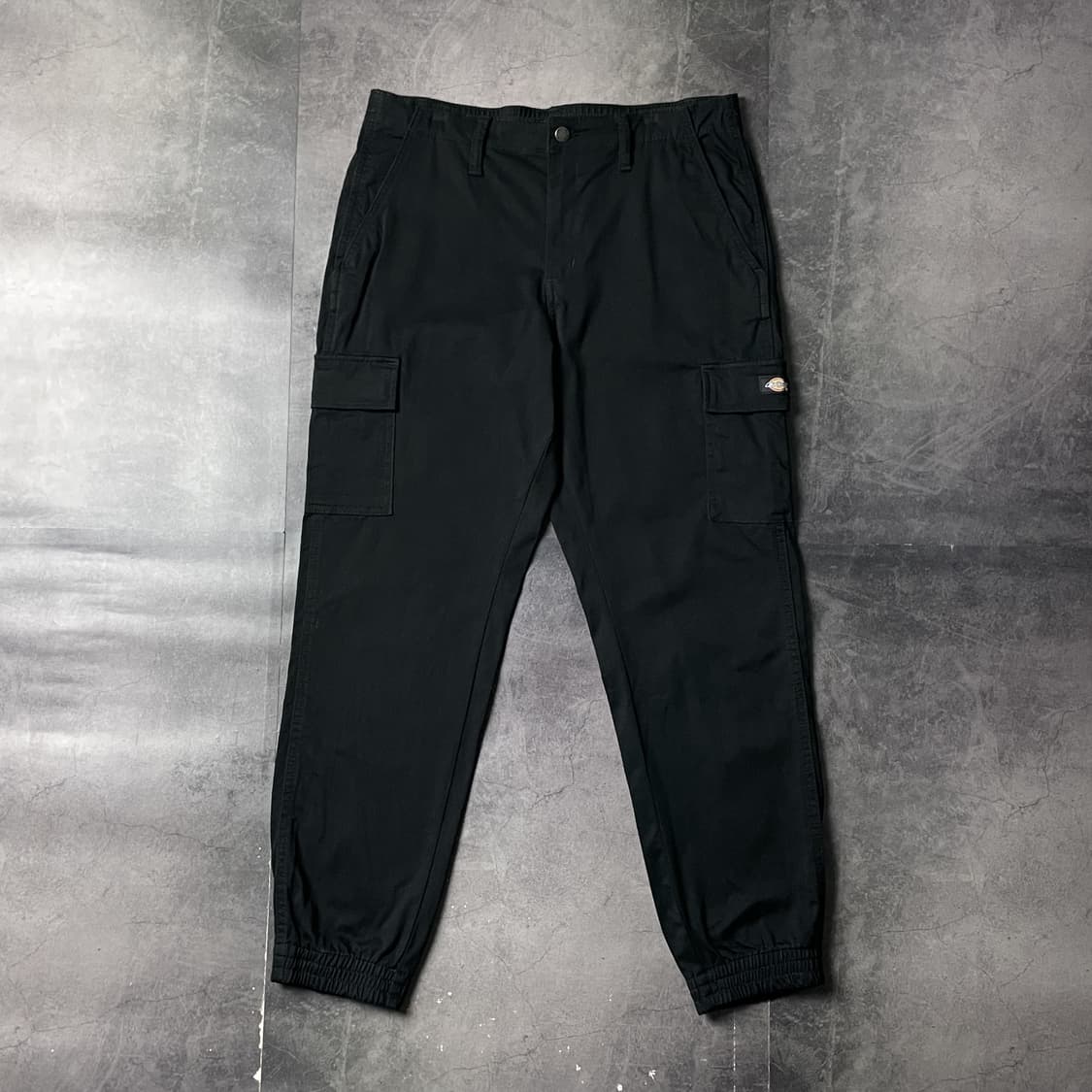 DICKIES 디키즈 블랙 카고 하프밴딩 조거 팬츠 A00913 상품이미지1
