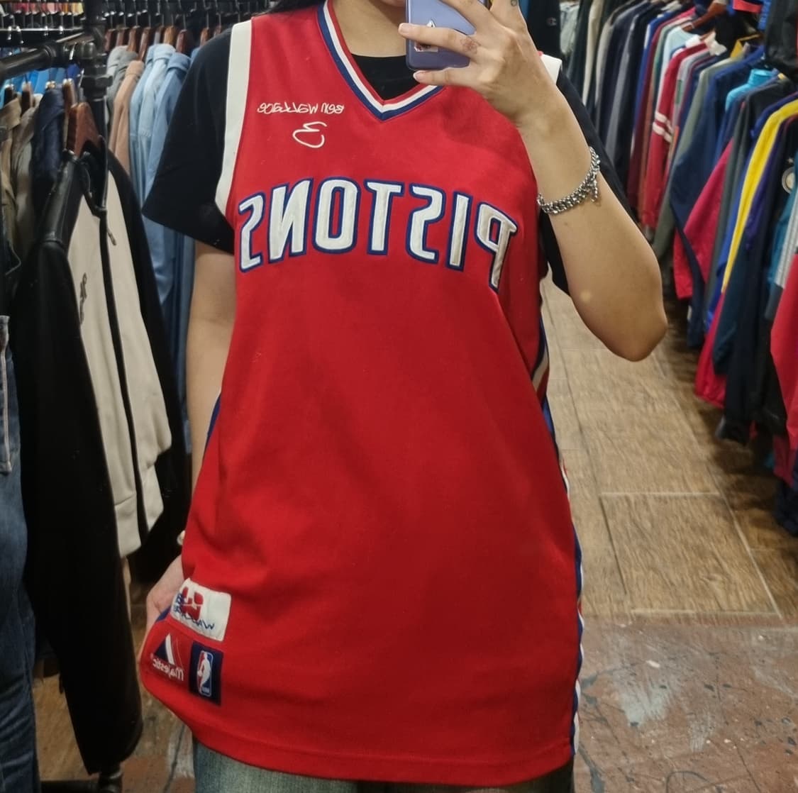 [Hi] NBA 농구나시 레드 상품이미지3