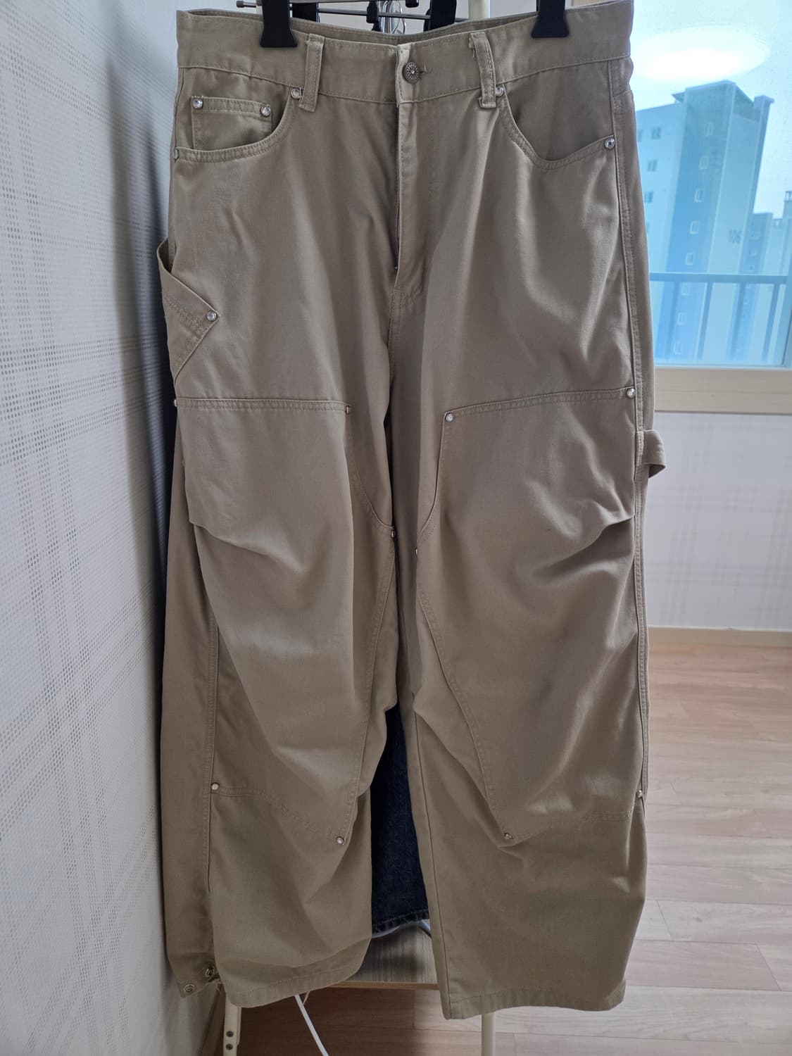 Jewelry Revet Double Knee Pants (2) 상품이미지1