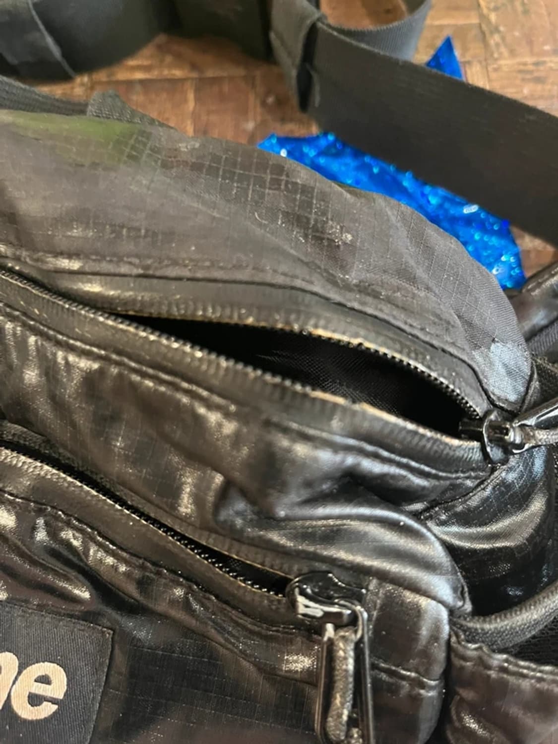 17FW 슈프림 코듀라 웨이스트 백 블랙 상품이미지4