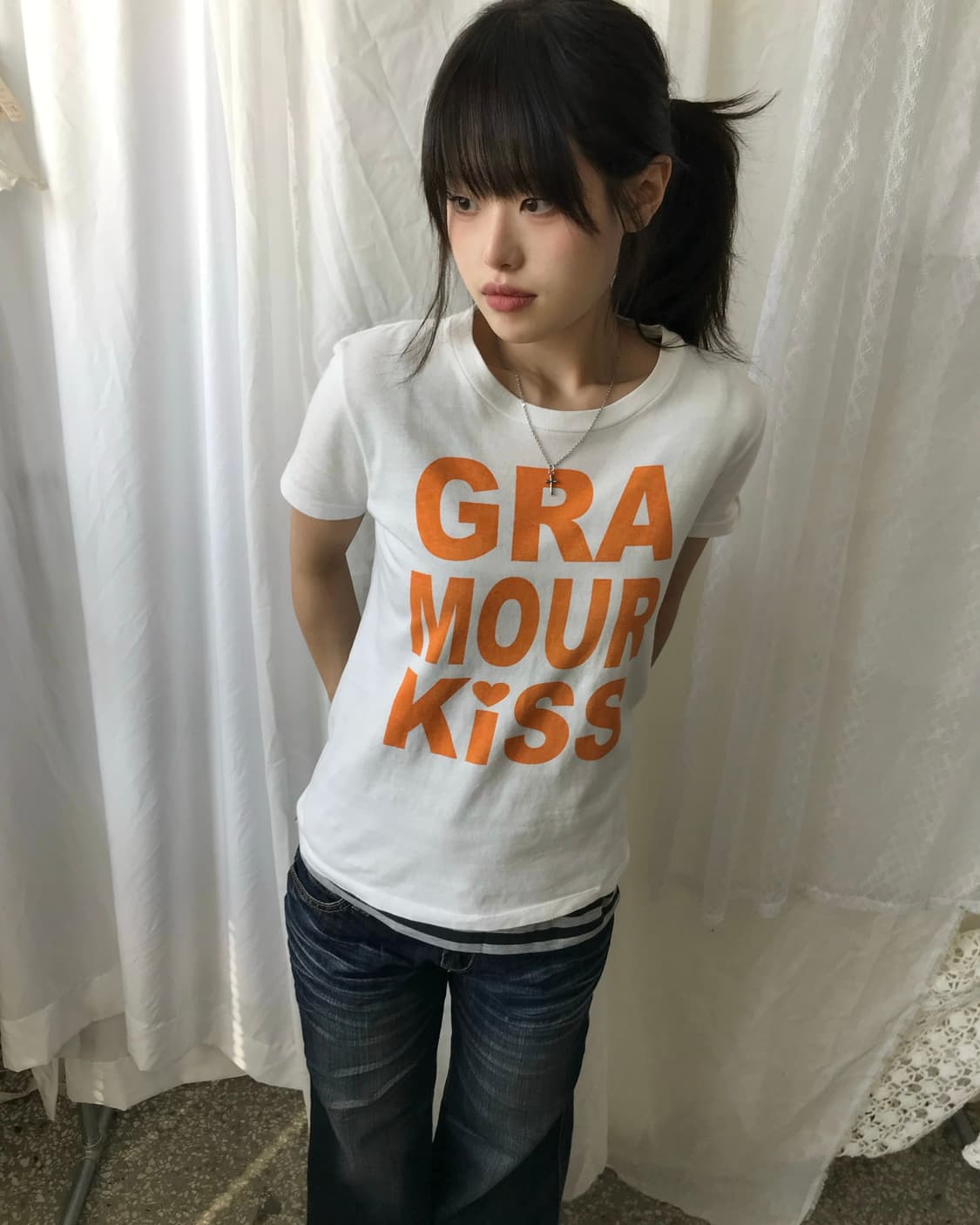 Kiss 그래픽 티셔츠 상품이미지3