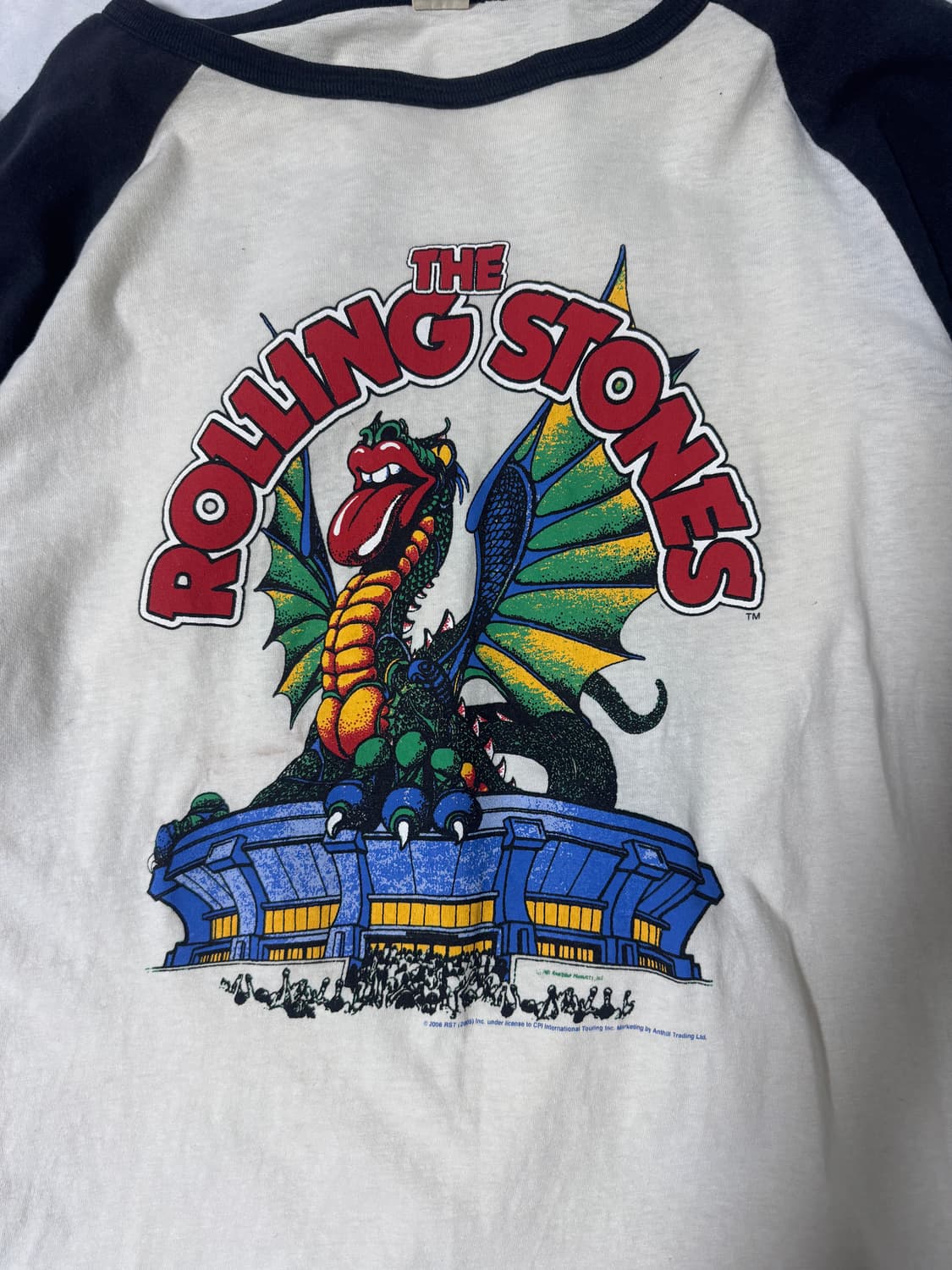 빈티지 롤링스톤즈 래글런 롱슬리브 상품이미지3