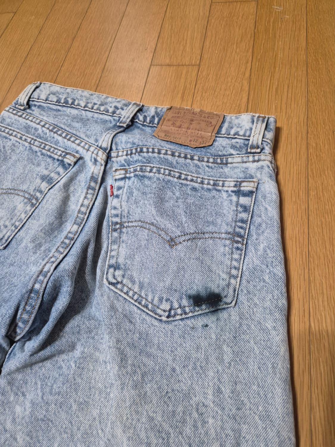 80s 빈티지 리바이스 505 청바지 상품이미지5