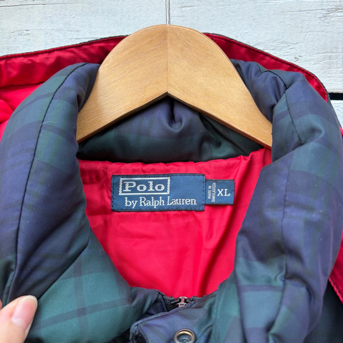 Polo 폴로 블랙와치 타탄체크 패딩 상품이미지6