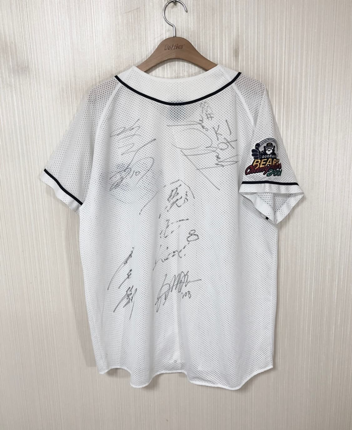 KBO 두산베어스 올드 반달 홈유니폼/져지 XXXL(싸인) 상품이미지7