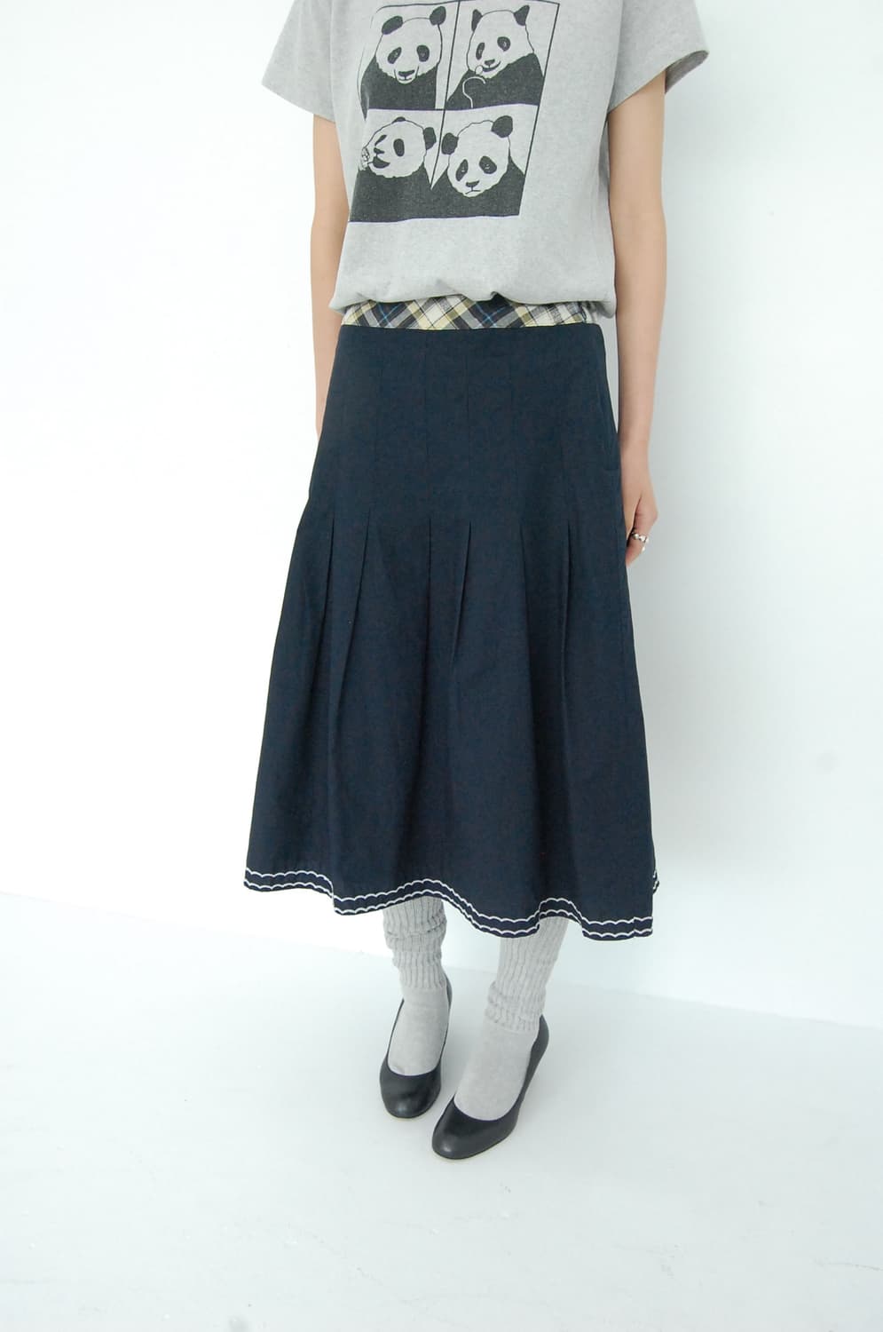 Decoy collection check point skirt 상품이미지1