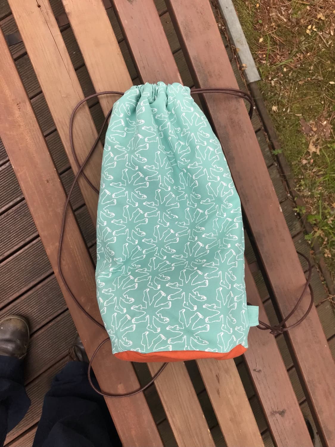 String bag with Nmwys 🐠🌀🧵🍊✴️🔆🎒🥿🥏 상품이미지6