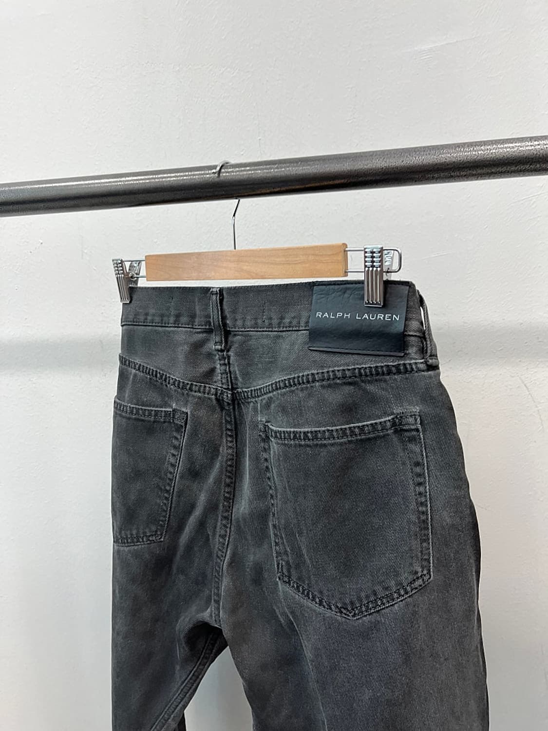 33) 랄프로렌 블랙라벨 크랙워싱 그레이진 상품이미지5