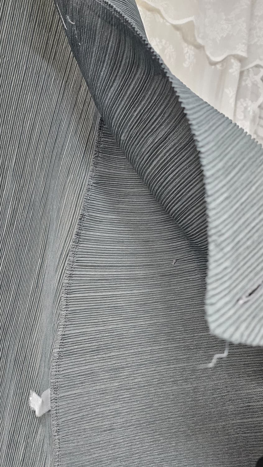 플리츠 꽃무늬 장식 셔츠 상품이미지5