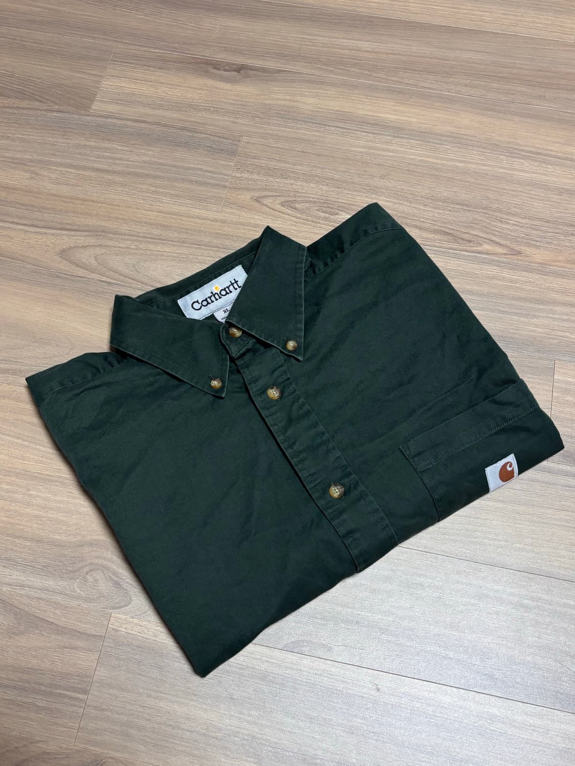 칼하트 셔츠 XL 딥 카키 상품이미지4