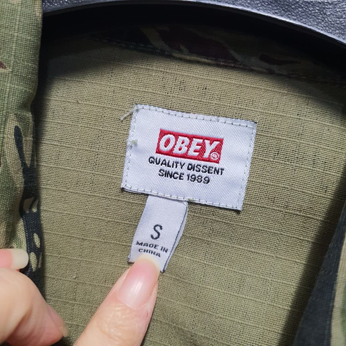OBEY 오베이 타이거 카모 야상 자켓  상품이미지4