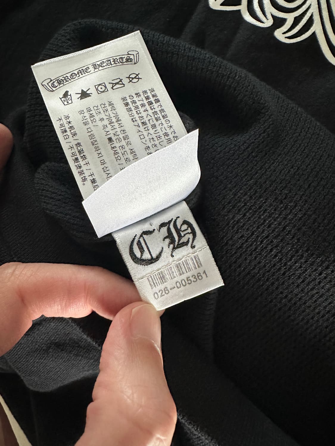 크롬하츠 홀슈스 플로랄 헤비웨이트 후드 XXL 하와이구매 영수증O 상품이미지9