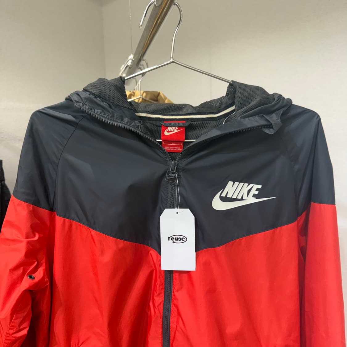 나이키 배색 바람막이 후드집업 상품이미지2