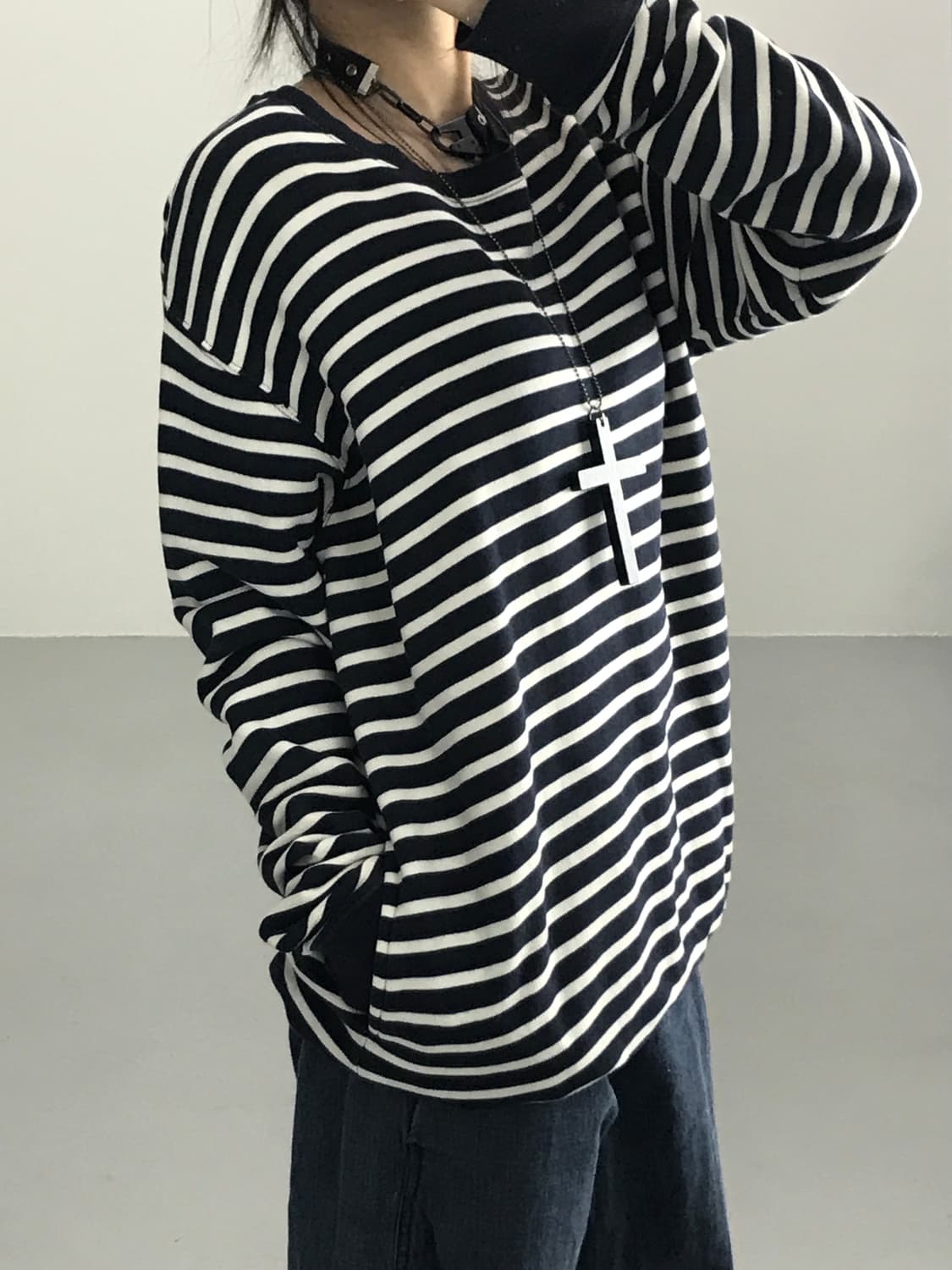 jpn 스트라이프 롱슬리브 상품이미지3