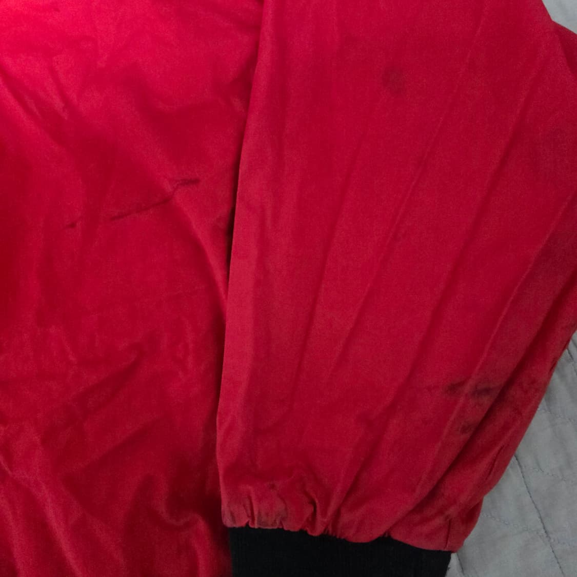 [XXL] 90s 빈티지 말보로 리버시블 봄버 자켓 블랙/레드 굿 상품이미지10