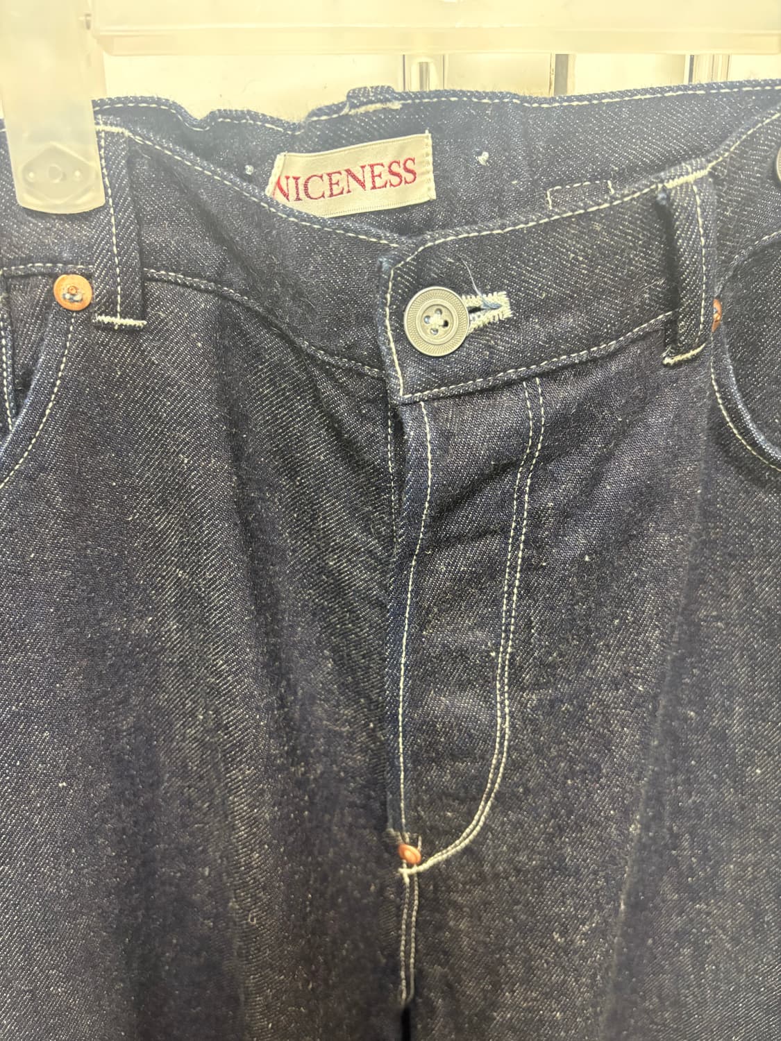 [M택보유]niceness 나이스네스 H asheton 데님 트라우저 상품이미지6