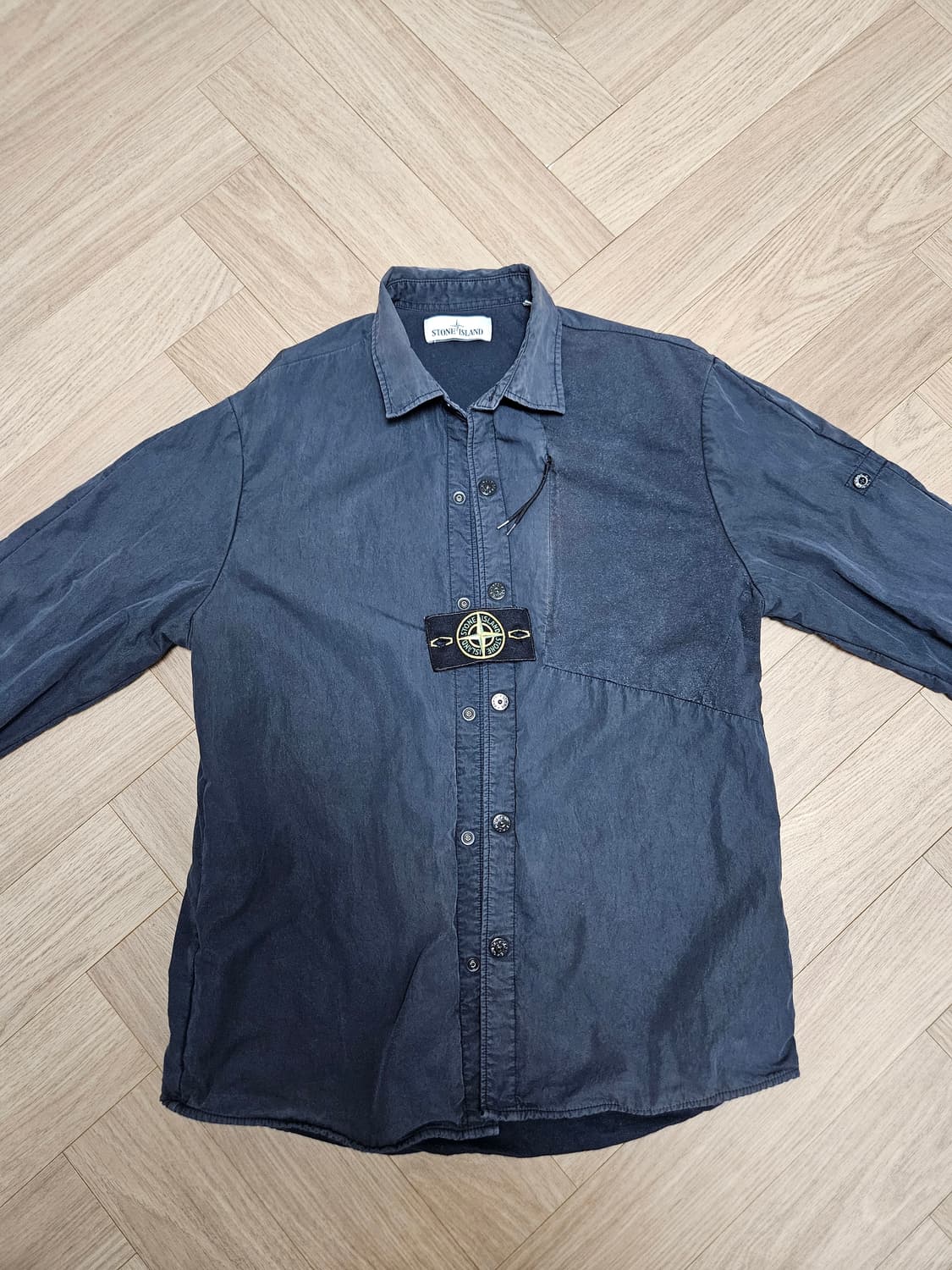 스톤아일랜드 오버셔츠 네이비 M 상품이미지1