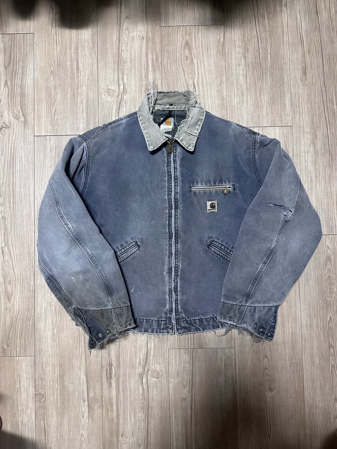 빈티지 칼하트 디트로이트 자켓 라이트 그레이 XL MADE IN USA 상품이미지1