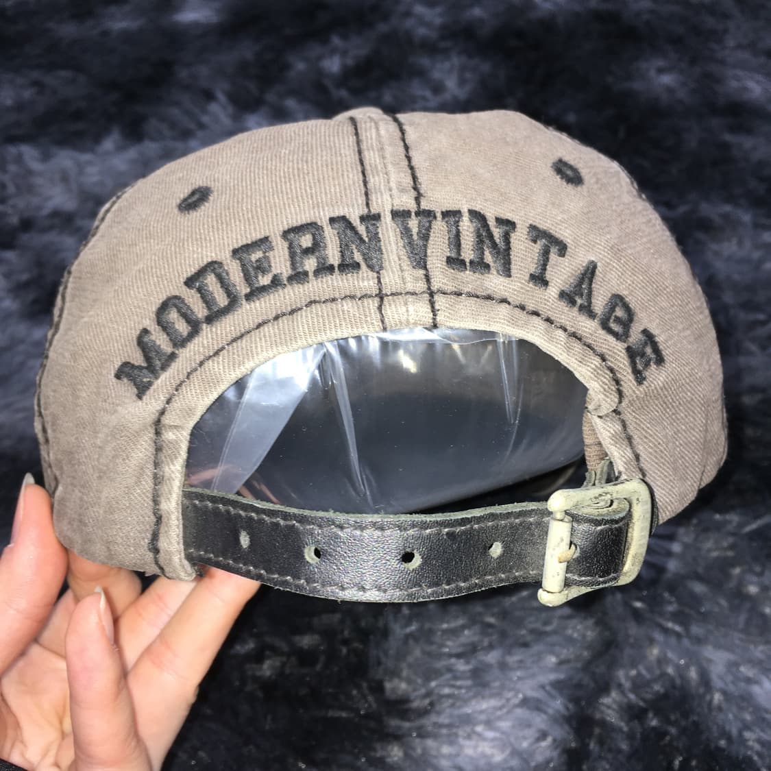 투티/0350 BUCKAROO MODERN VINTAGE 브라운 워싱 캡 상품이미지6